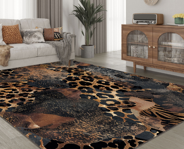 Animal print rugs bring a wild, stylish edge to any room