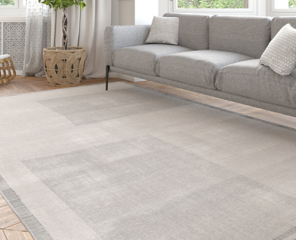 Grey rugs suit a variety of furniture styles
