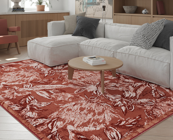 Red rugs bring warmth and a striking focal point to any room.