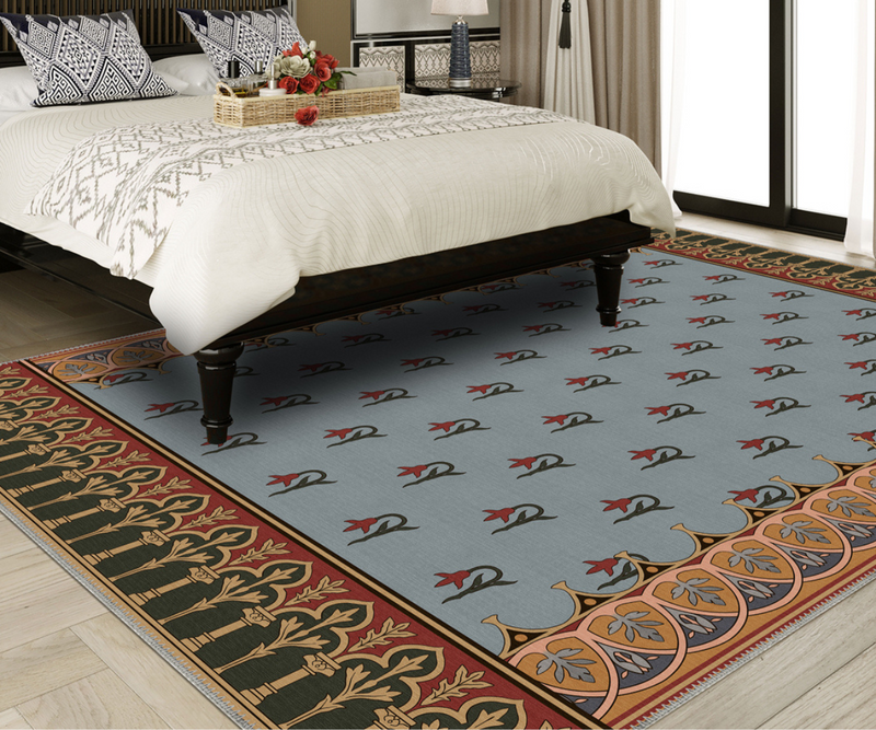 240x340 rugs are great for bedrooms and living rooms.