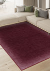 Madison Washable Burgundy Rug