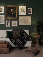Memora Black Fleece Blanket