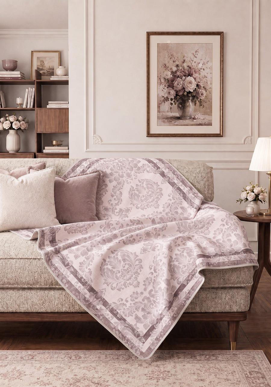 Liliane Pink Blanket