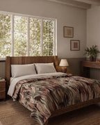 Arden Brown Leaf Blanket