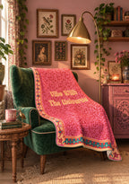 Vibe With The Universe Pink Blanket