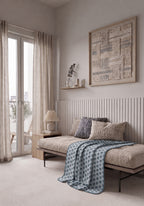 Perrin Polka Dot Blue Blanket