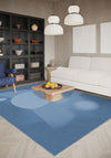 Benjamin Blue Abstract Rug