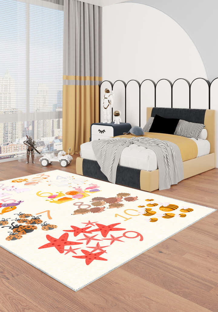 Learn to Count Kids Room Rug