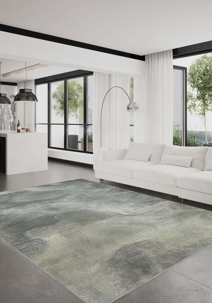 Bella Grey Abstract Rug