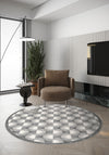 Elysandra Grey Art Deco Rug