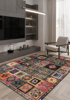 Cassian Boho Patchwork Rug