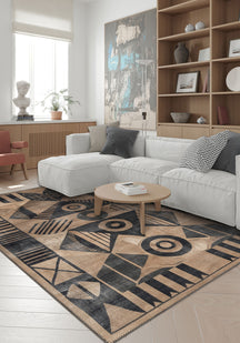 Ignatius Aztec Brown Rug