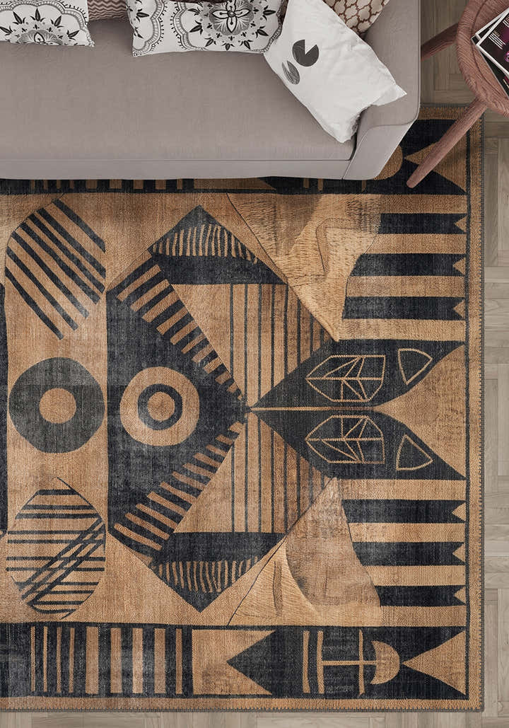 Ignatius Aztec Brown Rug