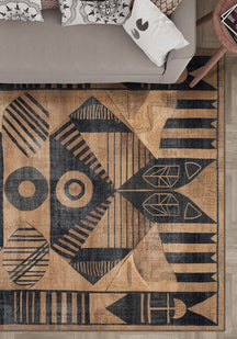 Ignatius Aztec Brown Rug