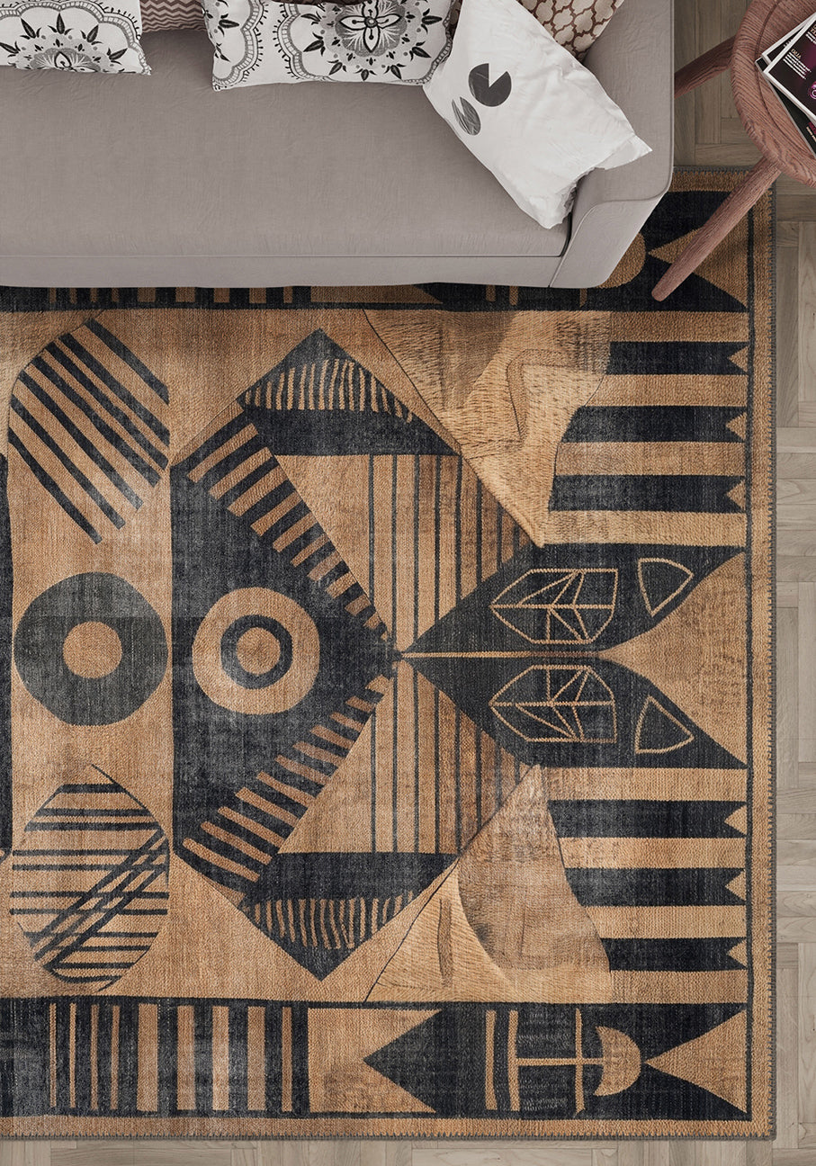 Ignatius Aztec Brown Rug