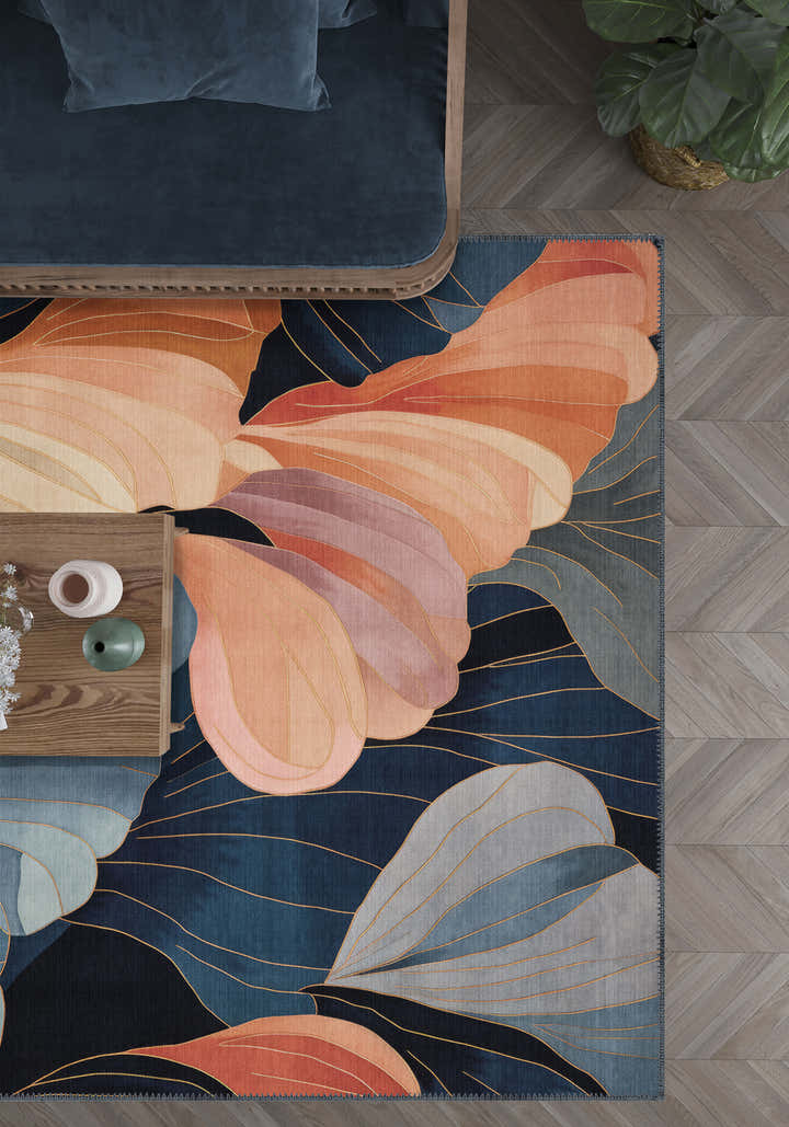 Gryndor Colourful Floral Rug