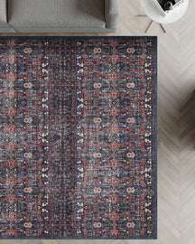 Gaia Washable Navy Rug