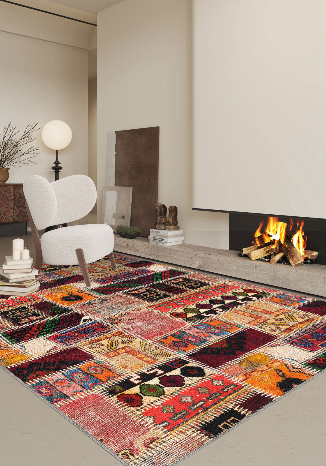 Marius Colourful Boho Rug