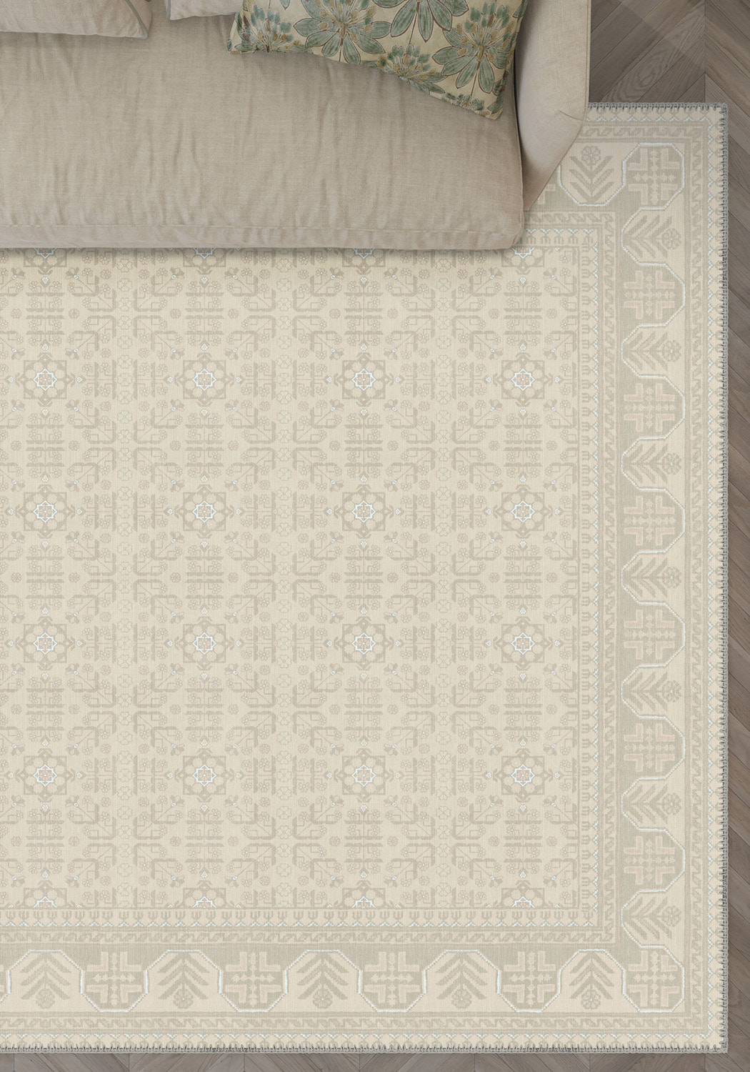Anya Cream Beige Rug