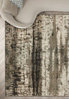 Anna Washable Abstract Green Rug