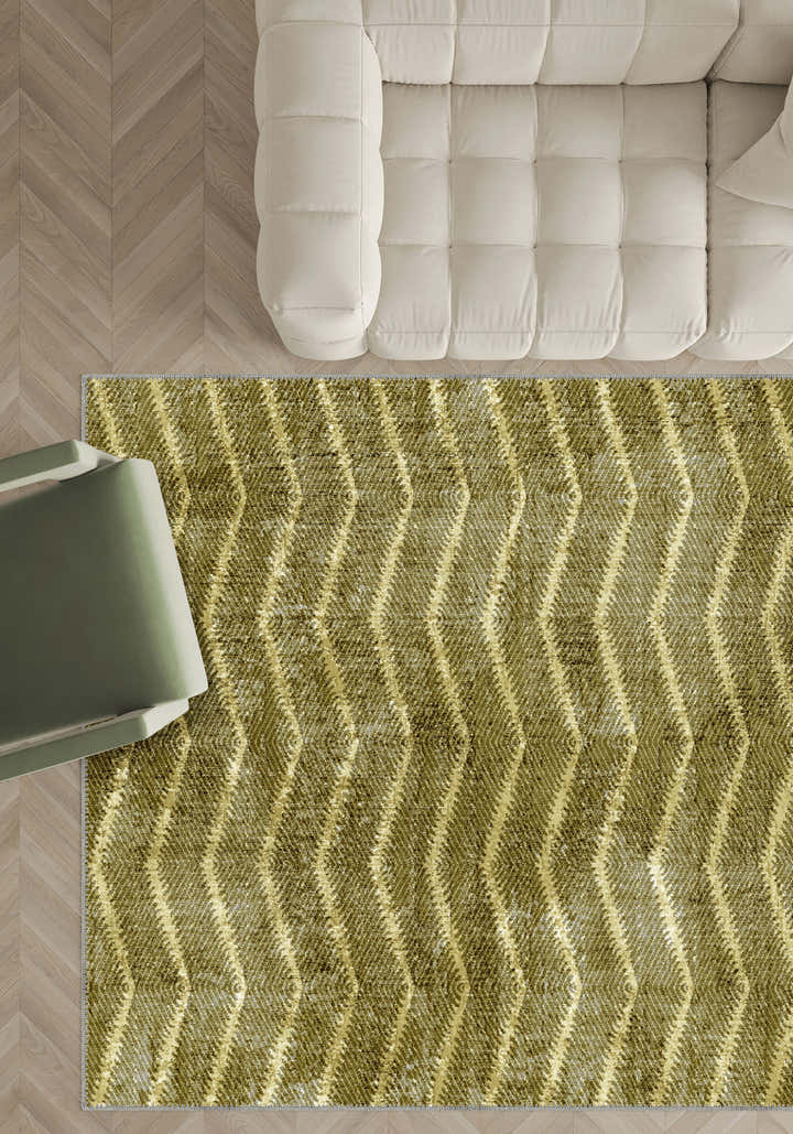 Alice Modern Green Rug