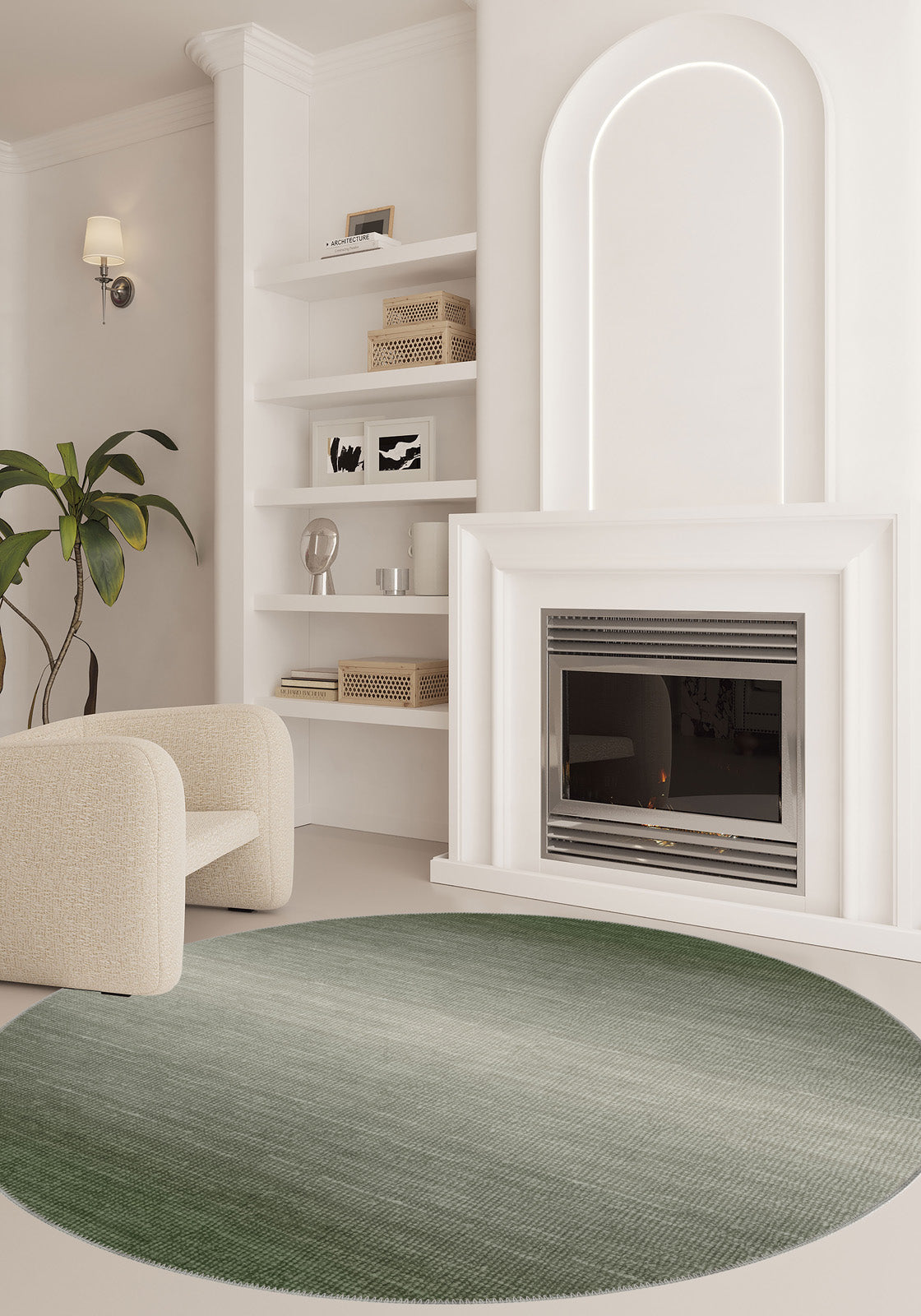 Rilo Green Ombre Rug