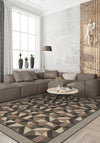 Brooke Brown Geometric Rug