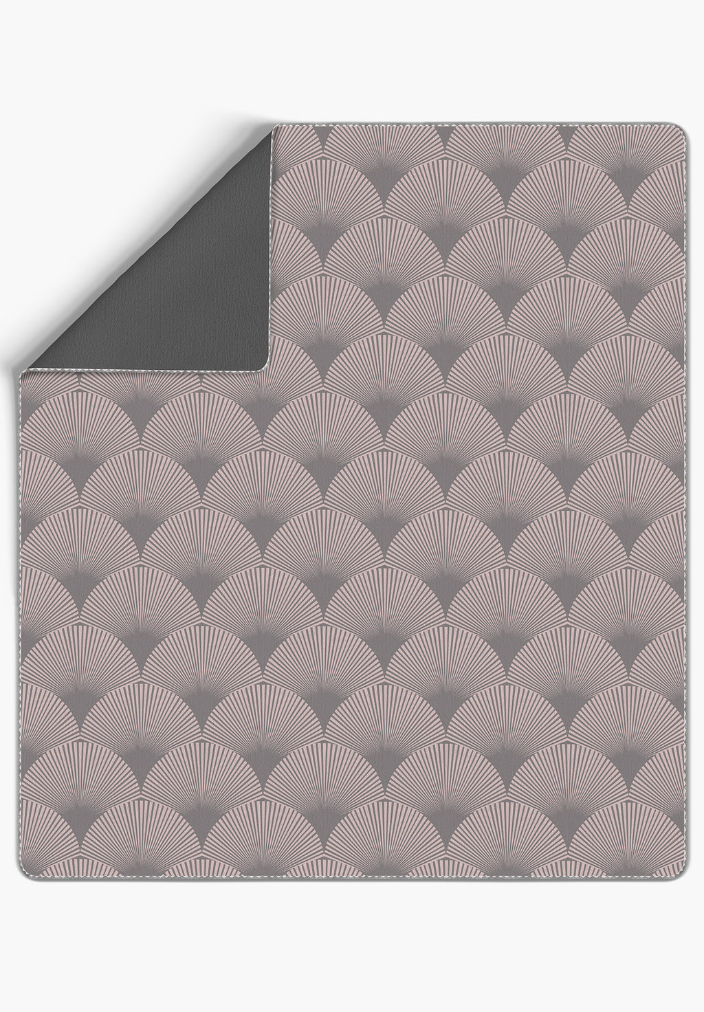 Addison Pink Grey Art Deco Blanket