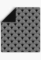 Addison Geometric Black Blanket
