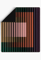Rowena Multi Coloured Throw Blanket