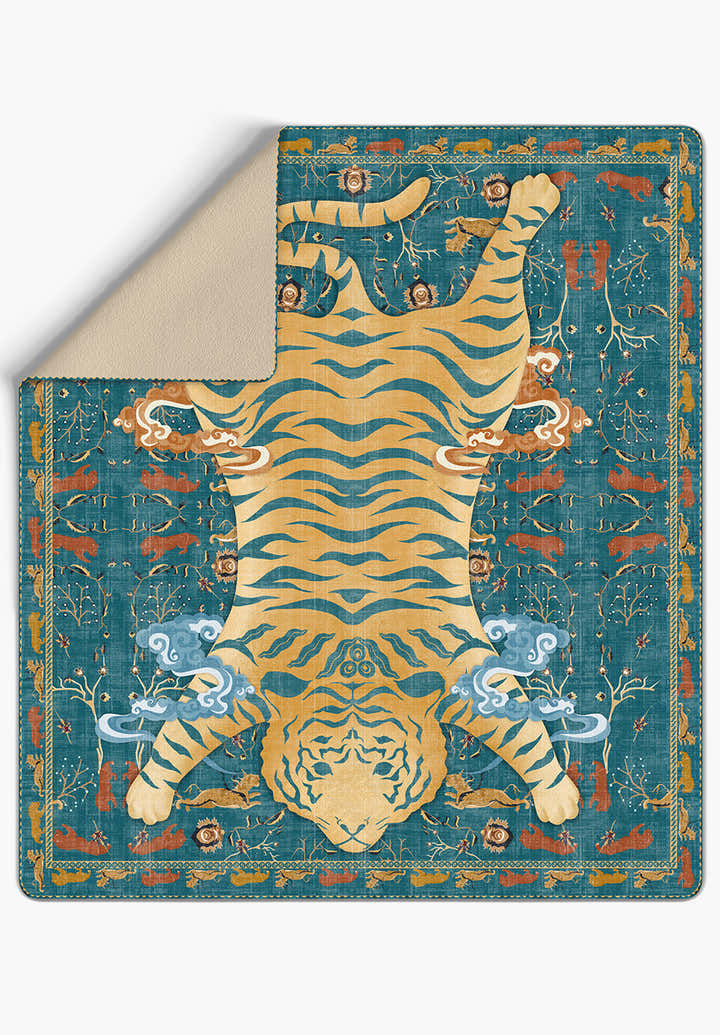 Tashi Tibetan Tiger Blanket