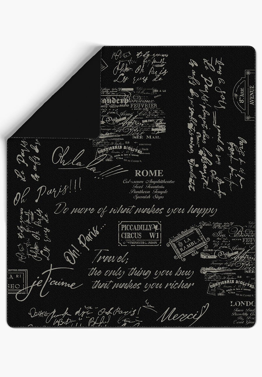 Memora Black Fleece Blanket
