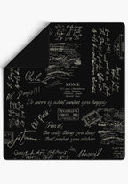 Memora Black Fleece Blanket