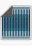 Quillon Blue Checkered Blanket