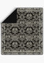 Liliane Black Bedspread Throw Blanket