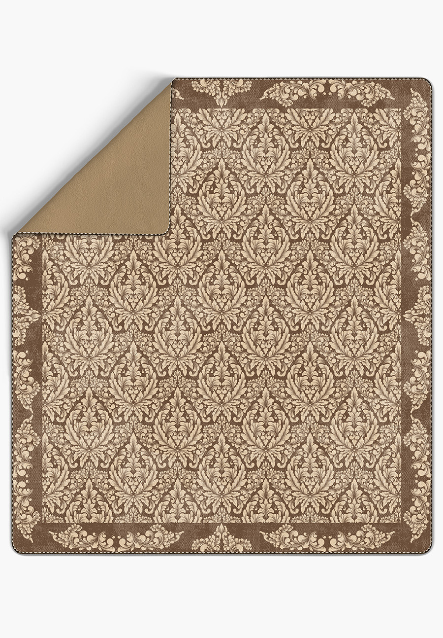 Odessa Brown Bed Throw Blanket