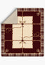 Evelston Burgundy Plaid Blanket