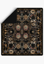 Valmora Black Boho Blanket