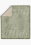 Perrin Sage Green Polka Dot Blanket