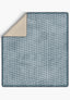 Perrin Polka Dot Blue Blanket