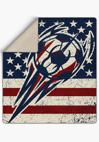 Victory American Soccer Blanket