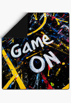 Blaze Black Gaming Blanket