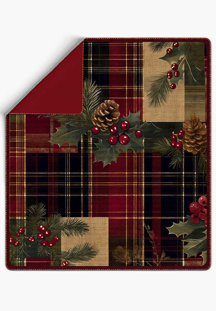 Aspen Christmas Holiday Blanket