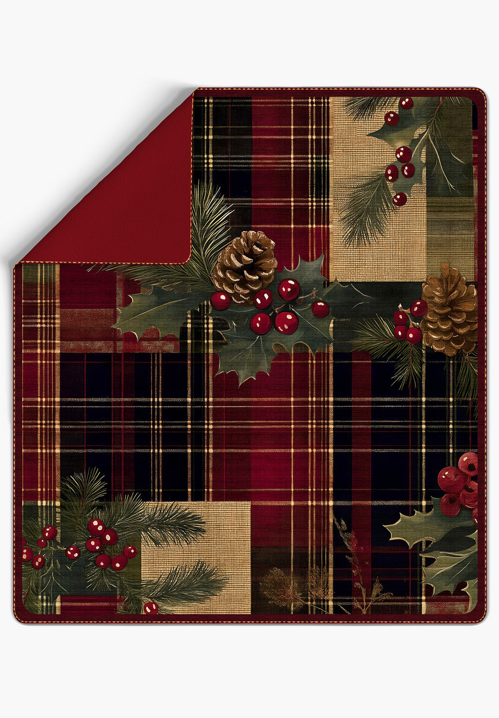 Aspen Christmas Holiday Blanket