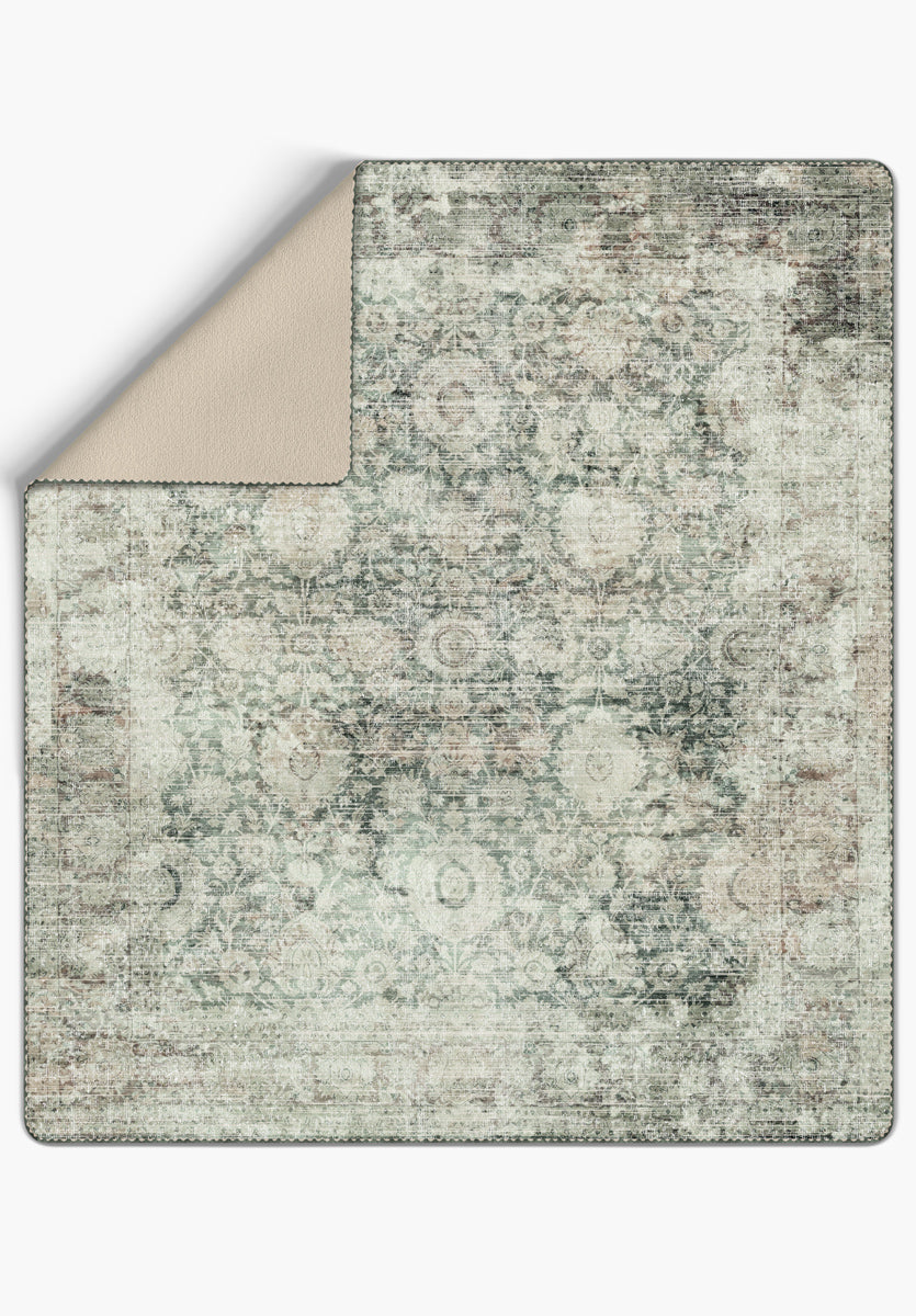 Ethan Green Vintage Blanket