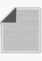 Thalia Light Gray Blanket