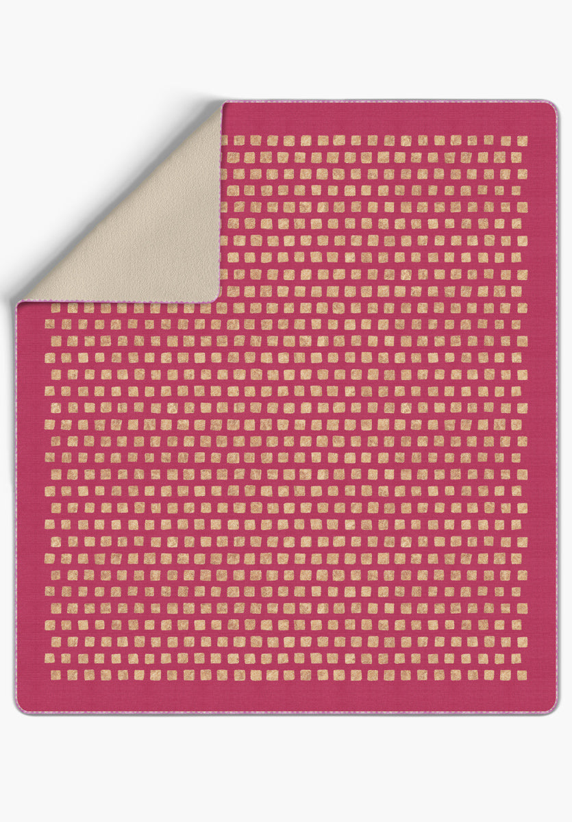Thalia Pink Blanket Throw