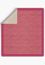 Thalia Pink Blanket Throw