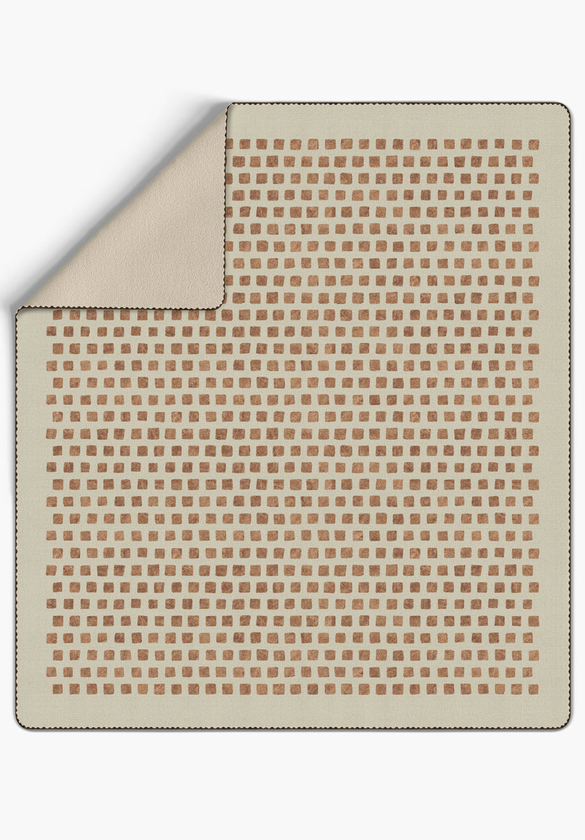 Thalia Brown Soft Blanket