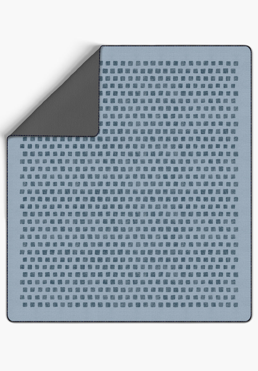 Thalia Duck Egg Blue Blanket